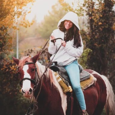 Reiten um den Lake Kerkini
